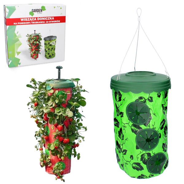 Hanging tomato/strawberry pot - 10 holes