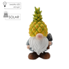 GARDEN FIGURINE - LED PINEAPPLE GNOME 21 x 18 x 40 CM