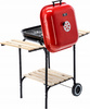AMERICAN CHARCOAL BBQ WITH SIDE SHELVES AND WHEELS 96 x 45 x 75 CM