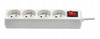 EXTENSION CORD POWER STRIP WITH SWITCH 4 SOCKETS 5 M WHITE