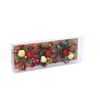 KPL. 3 DECORAȚII CRĂCIUNULUI - CONUS 10 CM MIX 2 MODELE *6028