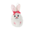 EASTER DECORATION - HANGING WITH WHISTLE 6 x 13 CM BUNNY MIX 3 DESIGNS pack=12pcs