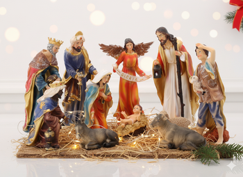 SET DE FIGURI DE CRĂCIUN 11 EL. până la 31 CM polyresin*3105