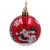 SET OF 24 CHRISTMAS BAUBLES RED, SILVER, GOLD
