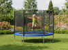 TRAMPOLINA 10FT 312 CM Z DRABINKĄ I SIATKĄ ZABEZPIECZAJĄCĄ 
