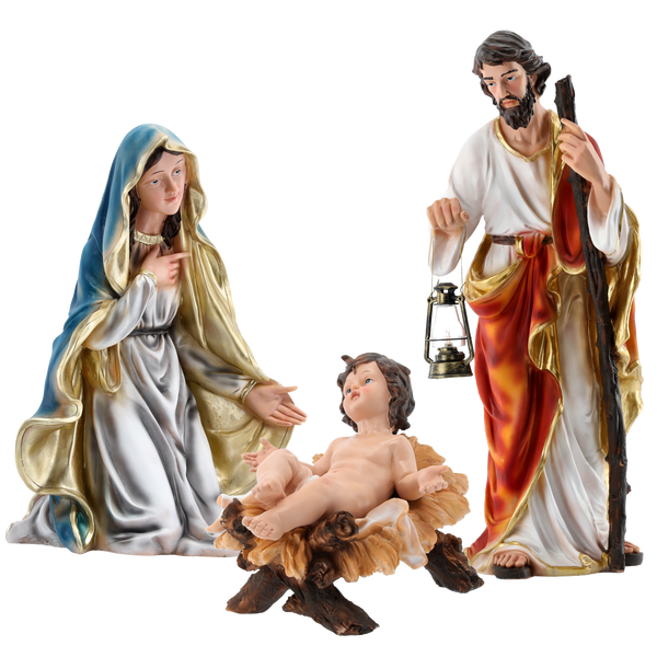 HOLY FAMILY - SET OF 3 FIGURINES 80 CM