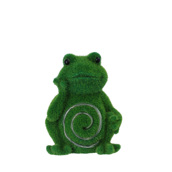 GARDEN FIGURINE – FROG GLOWING BELLY 12,5 X 10,5 X 16,5 CM LED pack=4 pcs