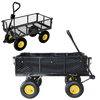 WÓZEK OGRODOWY DWUFUNKCYJNY CZARNY