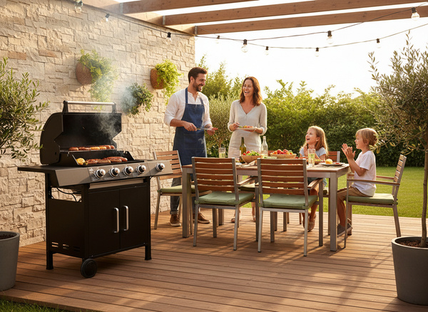 GRILL GAZOWY 4+1 Z REDUKTOREM 13kW