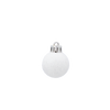 SET OF 16 BAUBLES 3 CM WHITE