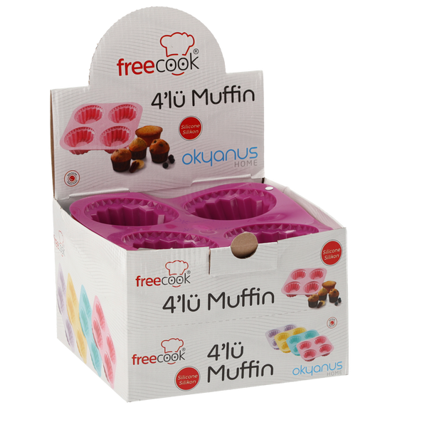 SILICONE MUFFIN FORM 4 PCS