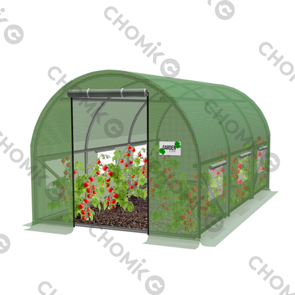 GARDEN FOIL TUNNEL 3 SEGMENT GREEN 3 X 2 X 2 M