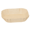 SET DE 50 REZERVEI PENTRU FRITEUZA FĂRĂ ULEI PAPIER DIN TIP PATRAT 16 X 4,5 CM *2565