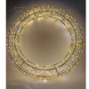 Coroana de Crăciun LED 50 CM 800L Alb Cald + Flash Rece Interior/Exterior *8264