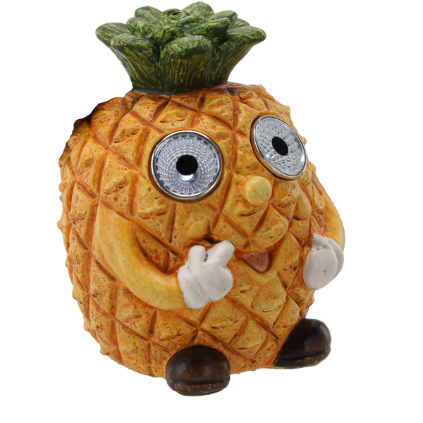 GARDEN FIGURINE - LED FRUITS 10 x 10 x 14 CM, ASSORTED DESIGNS, pack=4 pcs