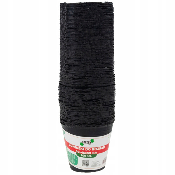 KPL.100SZT DONICZEK DO ROZSAD 6 x 5,8 CM opak=10kpl