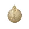 SET OF 6 BAUBLES 6 CM RED/GOLD/SILVER