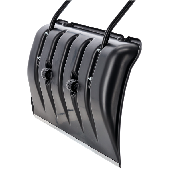 SNOW SCRAPER WITH WHEELS BLACK 800X400 MM