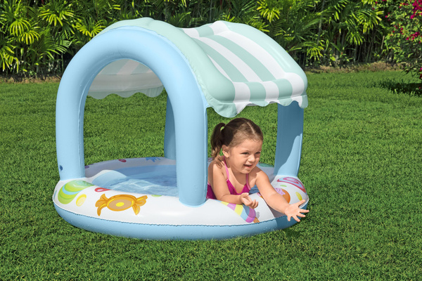 ?41" x H33"/?1.04m x H84cm Sweet Shoppe Shaded Kiddie Pool		