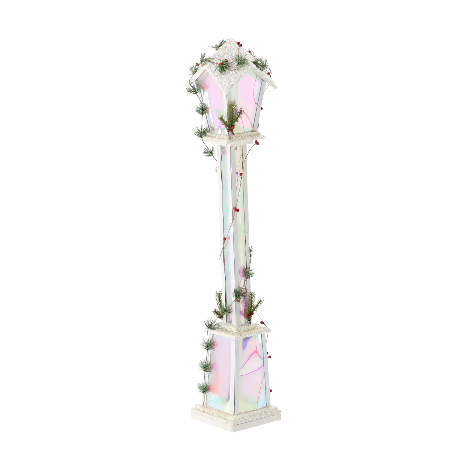 РІЗДВЯНА ЛАМПА БІЛА LED 20 x 20 x 120 СМ *5171 pol_pl_SWIATECZNA-LATARNIA-BIALA-LED-20-x-20-x-120-CM-5171-7469_4