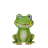GARDEN FIGURINE – FROG WITH GLOWING EYES 9,6 X 7,5 X 13 CM LED pack=6 pcs