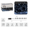 LAMPKI LED 100L ZIMNY BIAŁY DŁ. 3 + 5 M WEWN/ZEWN *9423