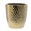 CERAMIC COVER FOR A POT 39 x 39 x 41,5 CM GOLD
