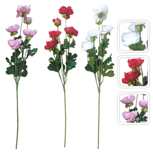 RAMURĂ ARTIFICIALĂ - RĂCINET MIX DE CULORI pachet=24 buc *3375