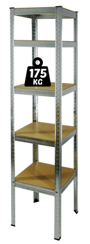 RAFT 5-ETAJAT 180 x 40 x 40 CM CAPACITATE POLICĂ: 175 KG *9412