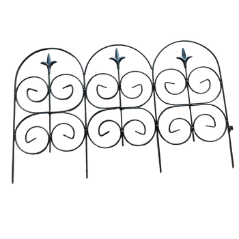 SET DE 4 GRILAJURI DE GRAD STILIZAT 63 x 40 CM disp=4kpl *6426