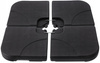 UMBRELLA BASE 50 X 50 X 7.5 CM 4-PIECE BLACK
