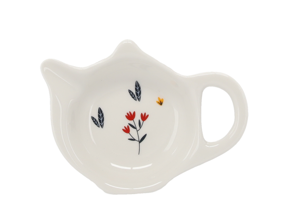 Set. Cup din porțelan 350 ml + suport din porțelan + infuzor de flori *6101