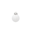 SET OF 16 BAUBLES 3 CM WHITE
