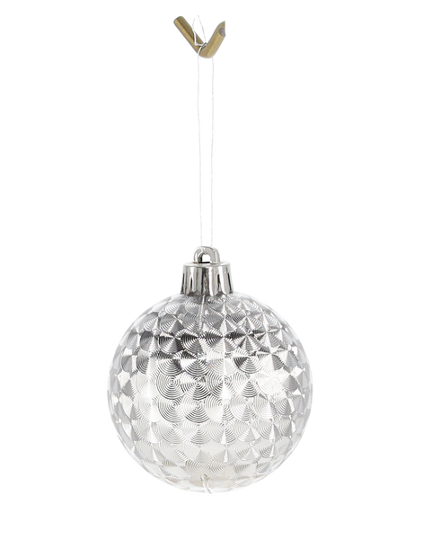 Súprava 24 ozdobných gúľ 6 cm červená/zlatá/silver mix vzorov *7252