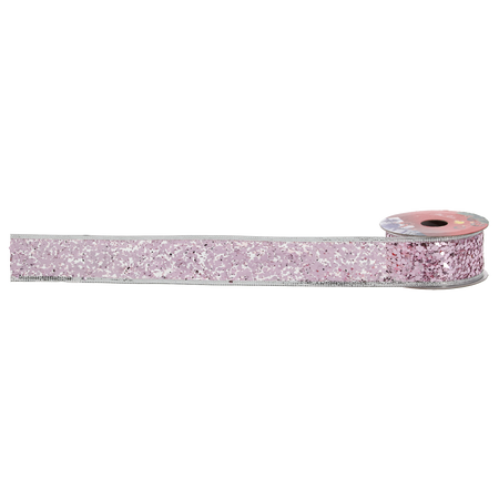 VÁNOČNÁ DEKORATÍVNA STUHA 3,8 CM x 2,7 M MIX FARIEB bal=24ks *4741