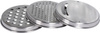 STAINLESS STEEL BOWL WITH VEGETABLE CUTTING ACCESSORIES 25 X14 CM