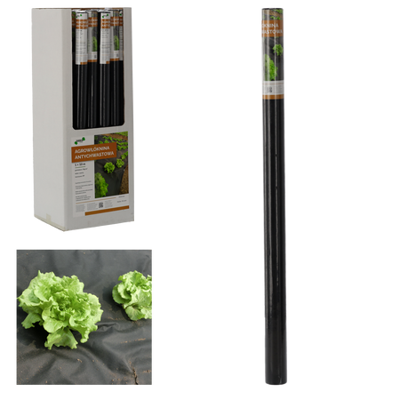 WEED CONTROL AGROFLEECE 1 x 10 M BLACK 50g disp=30pcs