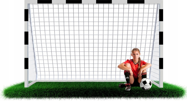 Futbalová brána so sieťou 300 x 200 x 90 CM *7543
