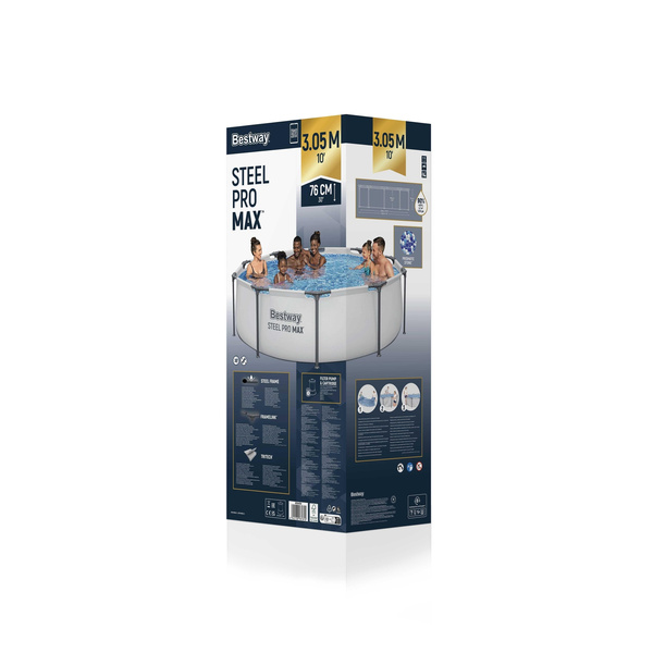 Steel Pro® MAX™ 10' x 30"/3.05m x 76cm Pool Set