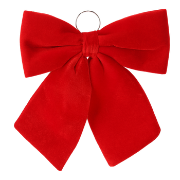 KOKARDA BOŻONARODZENIOWA CZERWONA 44 CM *3108