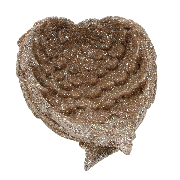 ŚWIECZNIK NA TEALIGHT SKRZYDŁA 11 x 7.5 x 4 CM opak=8szt *0828