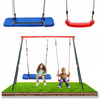 TWO-SEATER GARDEN SWING 290 x 180 x 200 CM