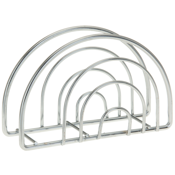 SEMICIRCULAR CHROME NAPKIN HOLDER
