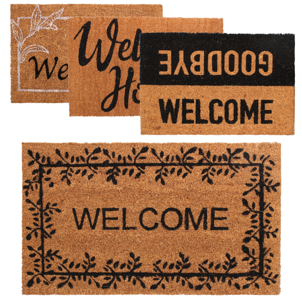 WYCIERACZKA PVC + KOKOS "WELCOME" 40x60 *5468