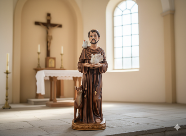 FIGÚRKA SVÄTÉHO FRANTIŠKA Z ASSISI 99 CM *6148