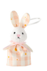 EASTER DECORATION - HANGING 8 x 4 x 11 CM BUNNY MIX 4 DESIGNS pack=12pcs