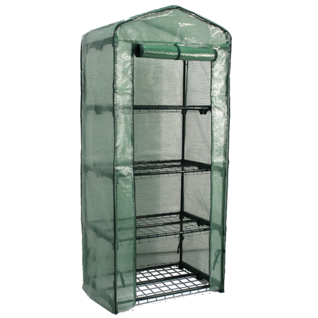 Garden Greenhouse with Four Shelves 69 X 49 X H160cm