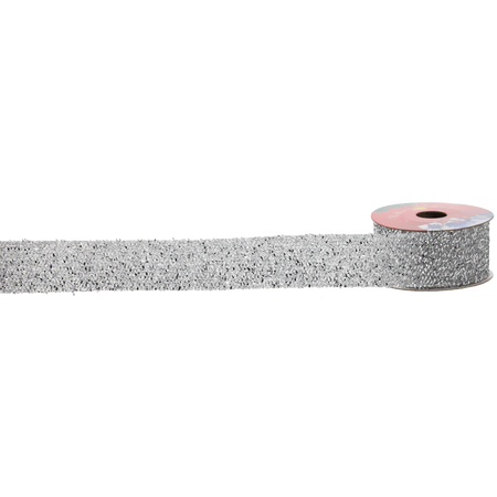 ŚWIĄTECZNA WSTĄŻKA DEKORACYJNA 3,8 CM x 2,7 M MIX KOLORÓW CZERWONY/ZŁOTY/SREBRNY opak=24szt *9768