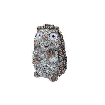 ZAHRADNÍ FIGURKA - JEŽEK S SVĚTLOMICÍ OČIMA 13 x 12 x 18,5 CM LED balení=4ks *7904