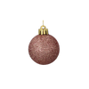 SET OF 47 BAUBLES 4-6 CM OLIVE/COPPER/GRAPHITE MIX DESIGNS